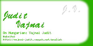 judit vajnai business card